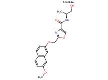 N-[(1S)-2-hydroxy-1-methylethyl]-2-{[(7-methoxy-2-naphthyl)oxy]methyl}-1,3-oxazole-4-carboxamide
