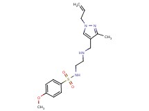 N-(2-{[(1-allyl-3-methyl-1H-pyrazol-4-yl)methyl]amino}ethyl)-4-methoxybenzenesulfonamide