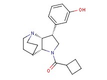 3-[(3R*,3aR*,7aR*)-1-(cyclobutylcarbonyl)octahydro-4,7-ethanopyrrolo[3,2-b]pyridin-3-yl]phenol