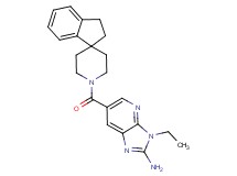 6-(2,3-dihydro-1'H-spiro[indene-1,4'-piperidin]-1'-ylcarbonyl)-3-ethyl-3H-imidazo[4,5-b]pyridin-2-amine