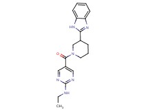 5-{[3-(1H-benzimidazol-2-yl)-1-piperidinyl]carbonyl}-N-ethyl-2-pyrimidinamine