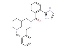 2-(1H-imidazol-2-yl)-N-[(1-methyl-3-piperidinyl)methyl]-N-(2-phenylethyl)benzamide