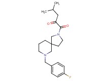 1-[7-(4-fluorobenzyl)-2,7-diazaspiro[4.5]dec-2-yl]-4-methyl-1-oxo-2-pentanone