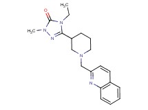 4-ethyl-2-methyl-5-[1-(quinolin-2-ylmethyl)piperidin-3-yl]-2,4-dihydro-3H-1,2,4-triazol-3-one