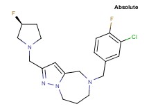 5-(3-chloro-4-fluorobenzyl)-2-{[(3S)-3-fluoro-1-pyrrolidinyl]methyl}-5,6,7,8-tetrahydro-4H-pyrazolo[1,5-a][1,4]diazepine