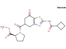 methyl 1-({2-[(cyclobutylcarbonyl)amino]-7-oxo-4,5,6,7-tetrahydro-1,3-benzothiazol-5-yl}carbonyl)-L-prolinate
