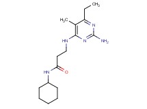 N~3~-(2-amino-6-ethyl-5-methylpyrimidin-4-yl)-N~1~-cyclohexyl-beta-alaninamide
