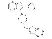 3-[1-(1-benzothien-2-ylmethyl)-4-piperidinyl]-2-(tetrahydro-2-furanyl)-3H-imidazo[4,5-b]pyridine