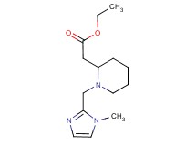 ethyl {1-[(1-methyl-1H-imidazol-2-yl)methyl]-2-piperidinyl}acetate