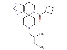 5-(cyclobutylcarbonyl)-1'-[(2E)-2-methylbut-2-en-1-yl]-1,5,6,7-tetrahydrospiro[imidazo[4,5-c]pyridine-4,4'-piperidine]