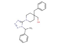 {4-benzyl-1-[1-(1-phenylethyl)-1H-tetrazol-5-yl]piperidin-4-yl}methanol