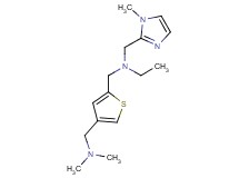 ({4-[(dimethylamino)methyl]-2-thienyl}methyl)ethyl[(1-methyl-1H-imidazol-2-yl)methyl]amine