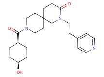 9-[(cis-4-hydroxycyclohexyl)carbonyl]-2-(2-pyridin-4-ylethyl)-2,9-diazaspiro[5.5]undecan-3-one