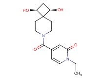4-{[(1R*,3S*)-1,3-dihydroxy-7-azaspiro[3.5]non-7-yl]carbonyl}-1-ethyl-2(1H)-pyridinone