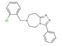 7-(2-chlorobenzyl)-3-phenyl-6,7,8,9-tetrahydro-5H-[1,2,4]triazolo[4,3-d][1,4]diazepine