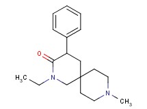 2-ethyl-9-methyl-4-phenyl-2,9-diazaspiro[5.5]undecan-3-one