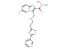 6-chloro-N,N-dimethyl-3-[({2-[3-(3-pyridinyl)-1H-1,2,4-triazol-5-yl]ethyl}amino)methyl]imidazo[1,2-a]pyridine-2-carboxamide