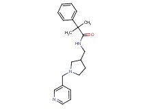 2-methyl-2-phenyl-N-{[1-(pyridin-3-ylmethyl)pyrrolidin-3-yl]methyl}propanamide