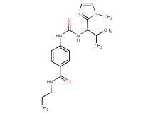 4-[({[2-methyl-1-(1-methyl-1H-imidazol-2-yl)propyl]amino}carbonyl)amino]-N-propylbenzamide