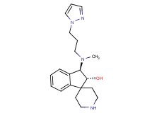 rel-(2R,3R)-3-{methyl[3-(1H-pyrazol-1-yl)propyl]amino}-2,3-dihydrospiro[indene-1,4'-piperidin]-2-ol bis(trifluoroacetate) (salt)