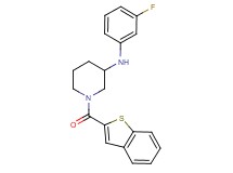 1-(1-benzothien-2-ylcarbonyl)-N-(3-fluorophenyl)-3-piperidinamine