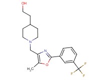 2-[1-({5-methyl-2-[3-(trifluoromethyl)phenyl]-1,3-oxazol-4-yl}methyl)piperidin-4-yl]ethanol