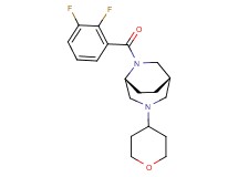 (1S*,5R*)-6-(2,3-difluorobenzoyl)-3-(tetrahydro-2H-pyran-4-yl)-3,6-diazabicyclo[3.2.2]nonane