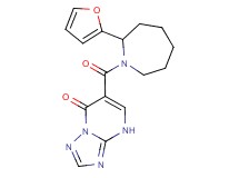 6-{[2-(2-furyl)-1-azepanyl]carbonyl}[1,2,4]triazolo[1,5-a]pyrimidin-7(4H)-one
