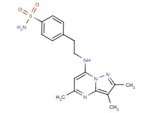 4-{2-[(2,3,5-trimethylpyrazolo[1,5-a]pyrimidin-7-yl)amino]ethyl}benzenesulfonamide