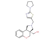 [(3aS*,9bS*)-2-[(2-pyrrolidin-1-yl-1,3-thiazol-5-yl)methyl]-1,2,3,9b-tetrahydrochromeno[3,4-c]pyrrol-3a(4H)-yl]methanol