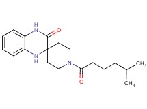 1-(5-methylhexanoyl)-1',4'-dihydro-3'H-spiro[piperidine-4,2'-quinoxalin]-3'-one