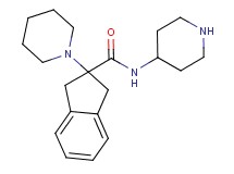 2-(1-piperidinyl)-N-4-piperidinyl-2-indanecarboxamide