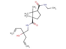 (1R*,3S*)-N~1~-(2-allyl-2-hydroxypent-4-en-1-yl)-N~3~-ethyl-1,2,2-trimethylcyclopentane-1,3-dicarboxamide