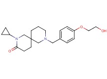 2-cyclopropyl-8-[4-(2-hydroxyethoxy)benzyl]-2,8-diazaspiro[5.5]undecan-3-one