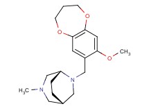 (1S*,5R*)-6-[(8-methoxy-3,4-dihydro-2H-1,5-benzodioxepin-7-yl)methyl]-3-methyl-3,6-diazabicyclo[3.2.2]nonane