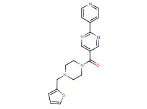 2-pyridin-4-yl-5-{[4-(2-thienylmethyl)piperazin-1-yl]carbonyl}pyrimidine