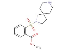 methyl 2-(2,8-diazaspiro[4.5]dec-2-ylsulfonyl)benzoate hydrochloride
