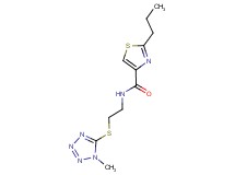 N-{2-[(1-methyl-1H-tetrazol-5-yl)thio]ethyl}-2-propyl-1,3-thiazole-4-carboxamide