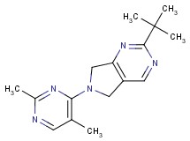 2-tert-butyl-6-(2,5-dimethylpyrimidin-4-yl)-6,7-dihydro-5H-pyrrolo[3,4-d]pyrimidine