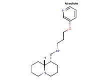 N-[(1S,9aR)-octahydro-2H-quinolizin-1-ylmethyl]-3-(pyridin-3-yloxy)propan-1-amine