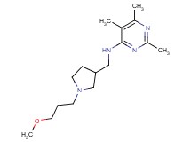 N-{[1-(3-methoxypropyl)pyrrolidin-3-yl]methyl}-2,5,6-trimethylpyrimidin-4-amine