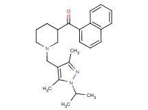{1-[(1-isopropyl-3,5-dimethyl-1H-pyrazol-4-yl)methyl]-3-piperidinyl}(1-naphthyl)methanone