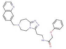 2-phenoxy-N-{2-[7-(7-quinolinylmethyl)-6,7,8,9-tetrahydro-5H-[1,2,4]triazolo[4,3-d][1,4]diazepin-3-yl]ethyl}acetamide