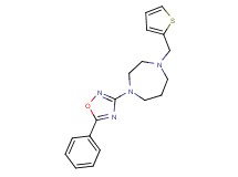 1-(5-phenyl-1,2,4-oxadiazol-3-yl)-4-(2-thienylmethyl)-1,4-diazepane