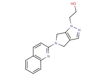 2-(5-quinolin-2-yl-5,6-dihydropyrrolo[3,4-c]pyrazol-1(4H)-yl)ethanol