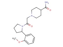 1-{2-[2-(2-methoxyphenyl)-1-pyrrolidinyl]-2-oxoethyl}-4-piperidinecarboxamide