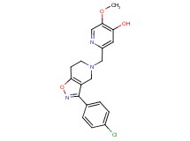 2-{[3-(4-chlorophenyl)-6,7-dihydroisoxazolo[4,5-c]pyridin-5(4H)-yl]methyl}-5-methoxypyridin-4-ol