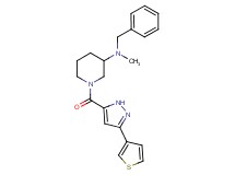 N-benzyl-N-methyl-1-{[3-(3-thienyl)-1H-pyrazol-5-yl]carbonyl}-3-piperidinamine
