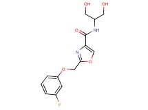 2-[(3-fluorophenoxy)methyl]-N-[2-hydroxy-1-(hydroxymethyl)ethyl]-1,3-oxazole-4-carboxamide
