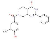 7-(4-hydroxy-3-methylbenzoyl)-2-phenyl-5,6,7,8-tetrahydropyrido[3,4-d]pyrimidin-4(3H)-one